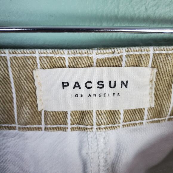 Pacsun Mom Striped Cuffed Short Size 26 - Picture 3 of 6